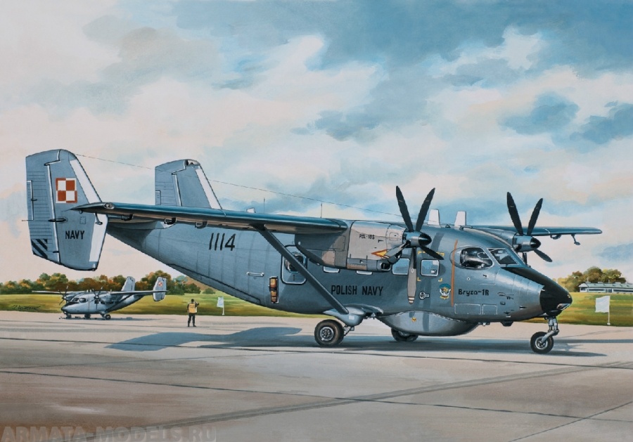 ЕЕ14445 Патрульный самолет Briza 1R/ M28 SKYTRUCK