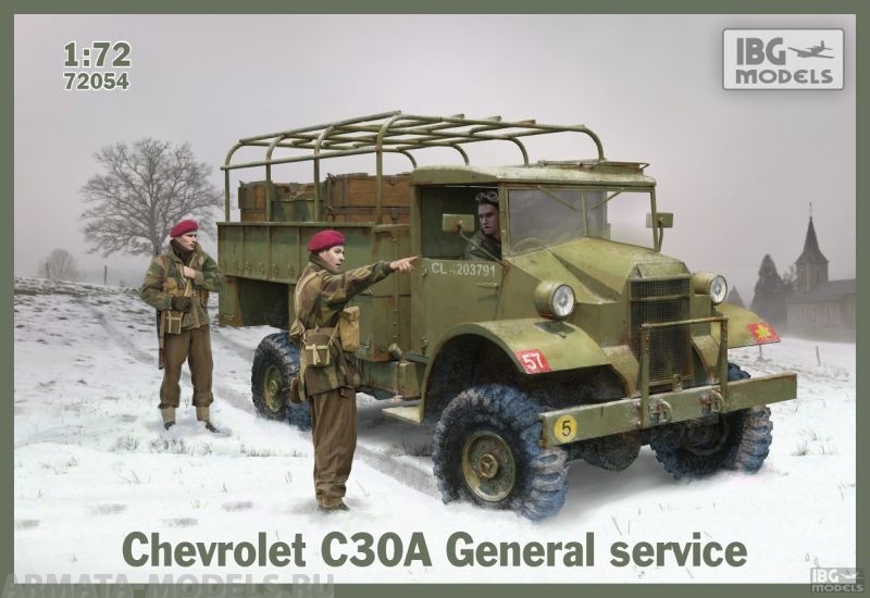 IBG72054 Грузовик Chevrolet C30A General service (steel body) IBG models
