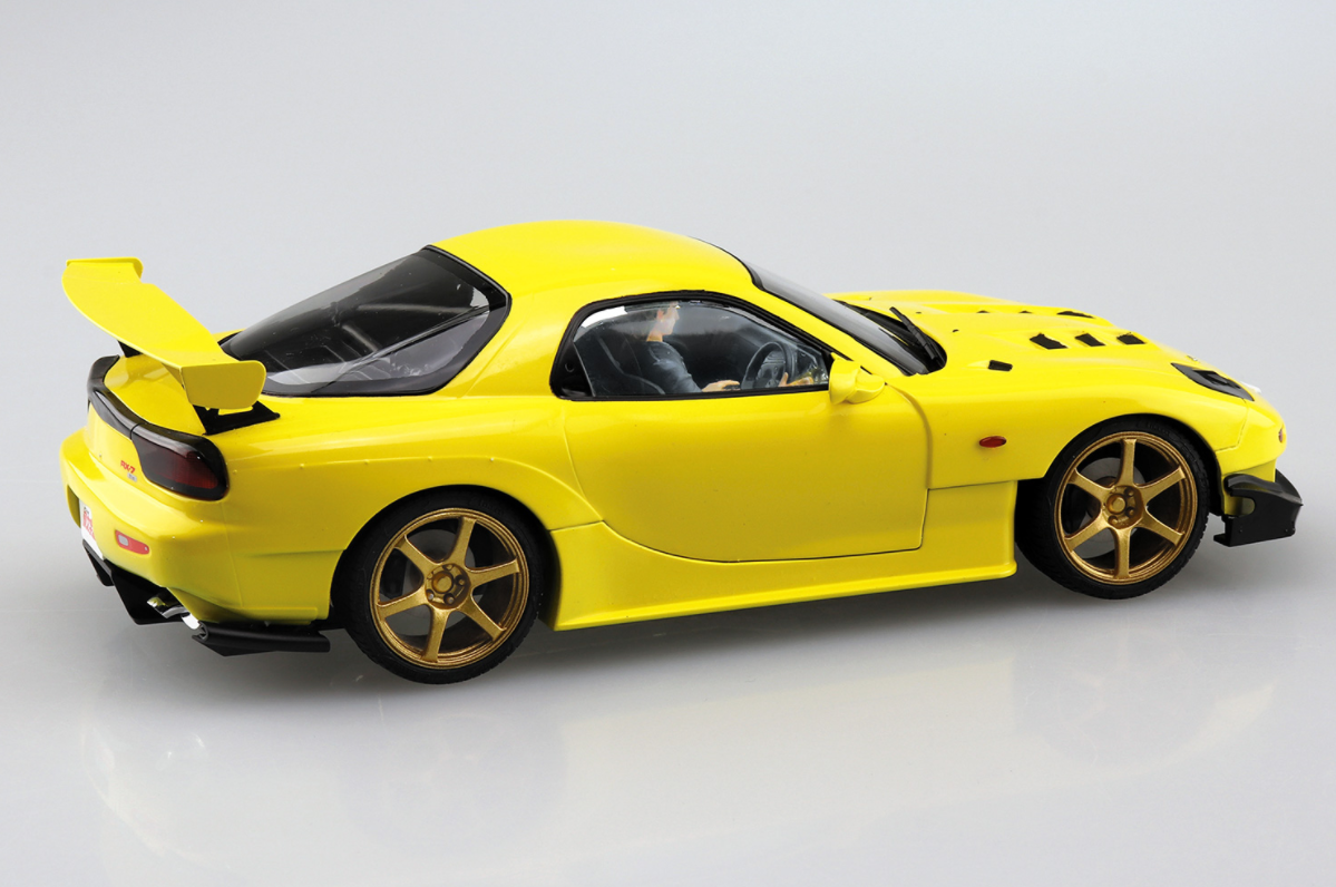 05955 Mazda RX-7 Takahashi Keisuke FD3S (Project-D Ver.) with Figure Aoshima