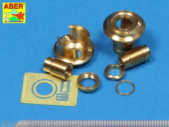 ABR-16-L-11  Дополнения для  Final muzzle brake used on German 7,5cm barrel PzKpfw.IV, Ausf.H & J для Tamiya/Trumpeter 1/16