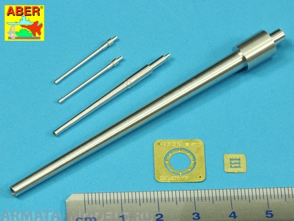 ABR-35-L-200  Дополнения для  Armament for US M6 Heavy Tank 1 x 76,2mm M7, 1 x 37mm M6; 2 x 12,7mm Browning M2 HB для Dragon model 1/35