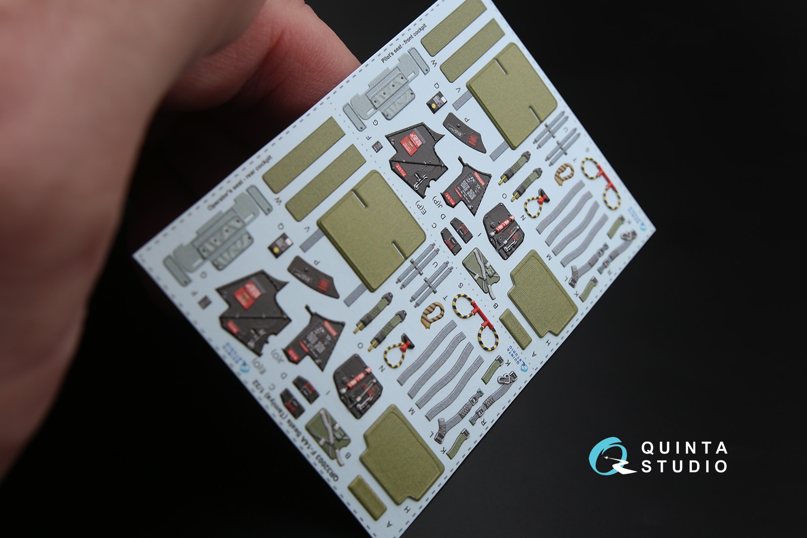 QR32003 Катапультируемые кресла GRU-7A (2шт), для F-14A (для модели Tamiya)