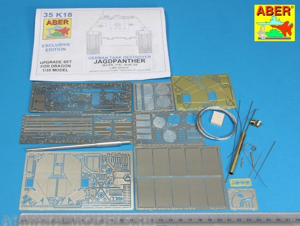 ABR-35-K18  Дополнения для  Sd,Kfz. 173  „Jagdpanther”-late/final version для Dragon 1/35