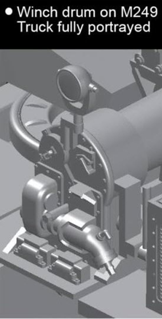 7484Д Сборная модель M65 Atomic Annie Gun, Heavy Motorized 280mm Dragon