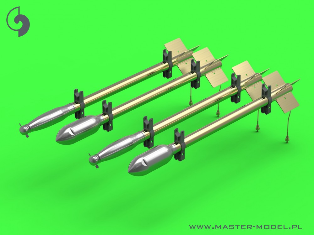 AM-24-013 Дополнительные типы боевых частей для британской ракеты РП-3 (60LB F, 25LB SAP, 25LB AP)