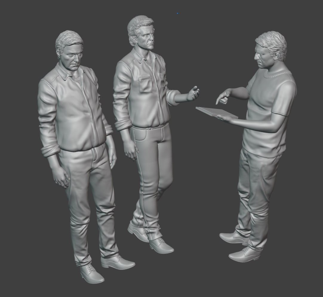 HE-43033 Миниатюра водители (3шт) Hobby Expert