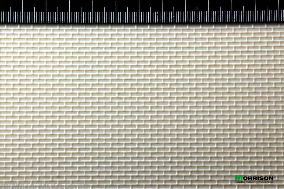 041to036 Объёмная текстура кирпича    М1:48 - М 1:50. (Лист А4- 19см.х28см.)
