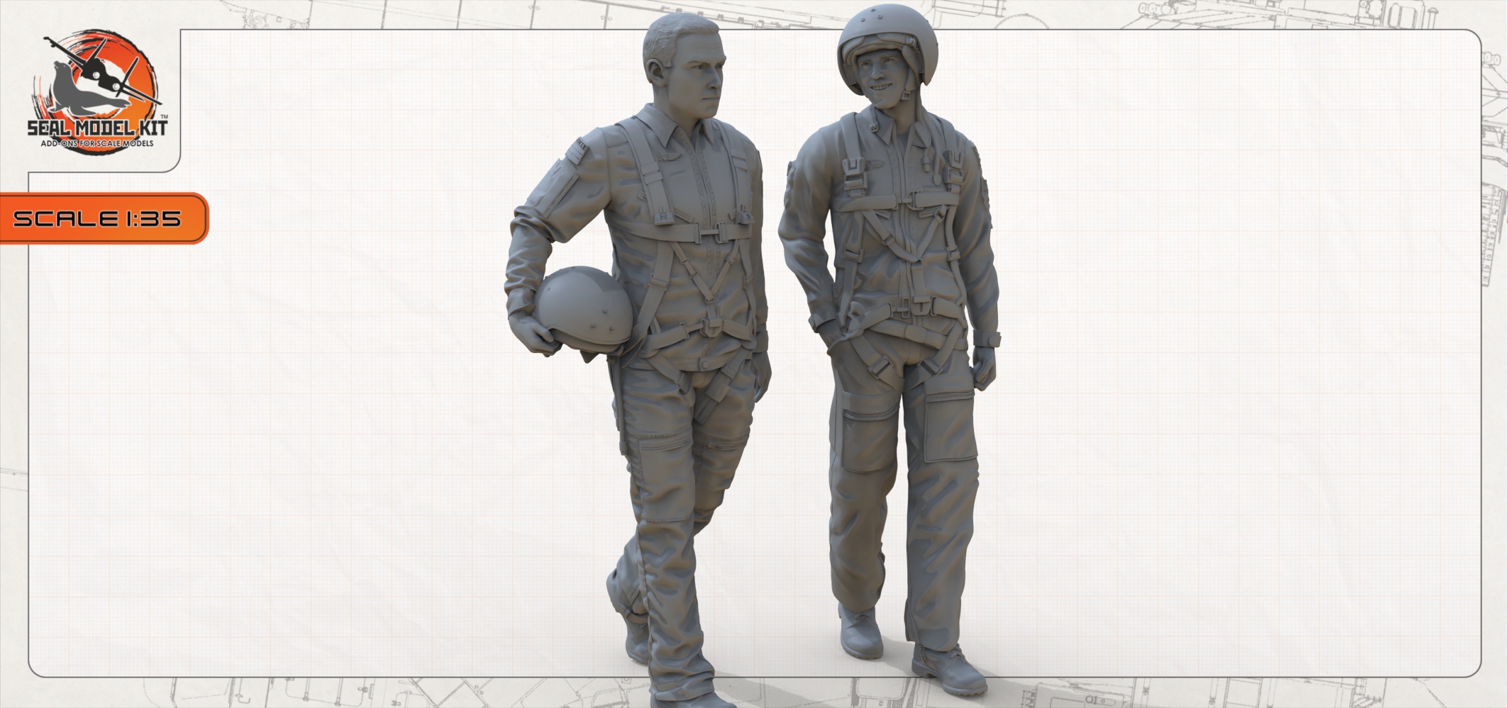 smk35018 вертолетчики ВКС РФ Seal Model Kit