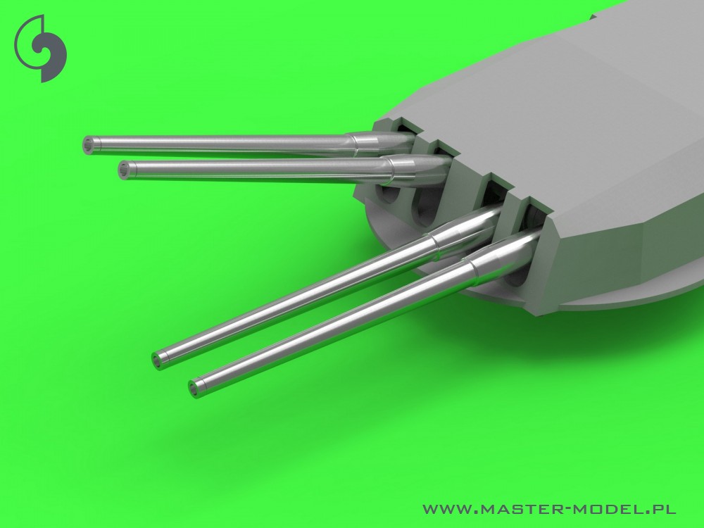 SM-350-101 Вооружение Dunkerque / Strasbourg - 330мм (8шт), 130мм (16шт) стволы со смоляными креплениями (для комплекта Hobby Boss)