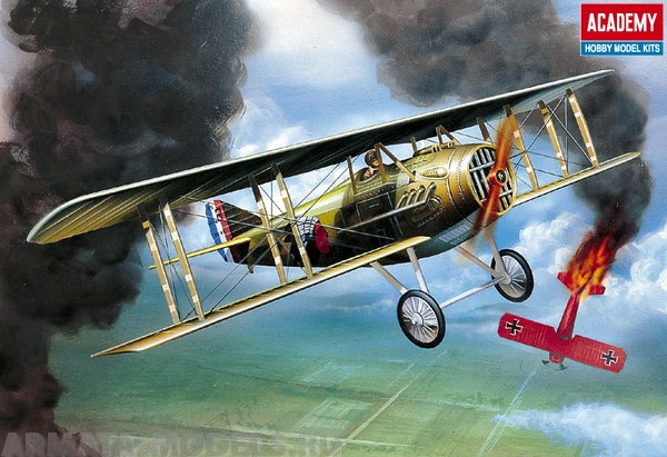 12446 Самолет  SPAD XIII WWI FIGHTER  Academy
