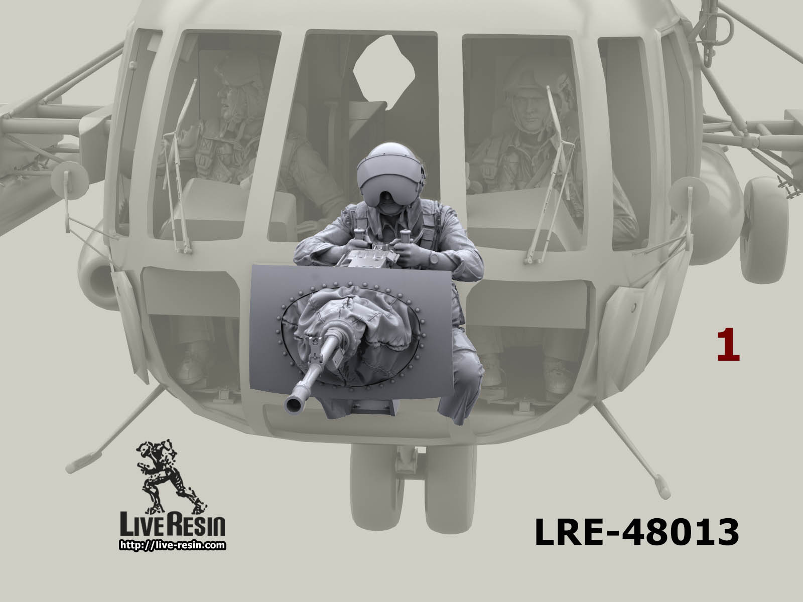 LRE48013 Вооружение вертолета Ми-8 по мотивам альтернативных вселенных - Сталкер и др. 3 шт