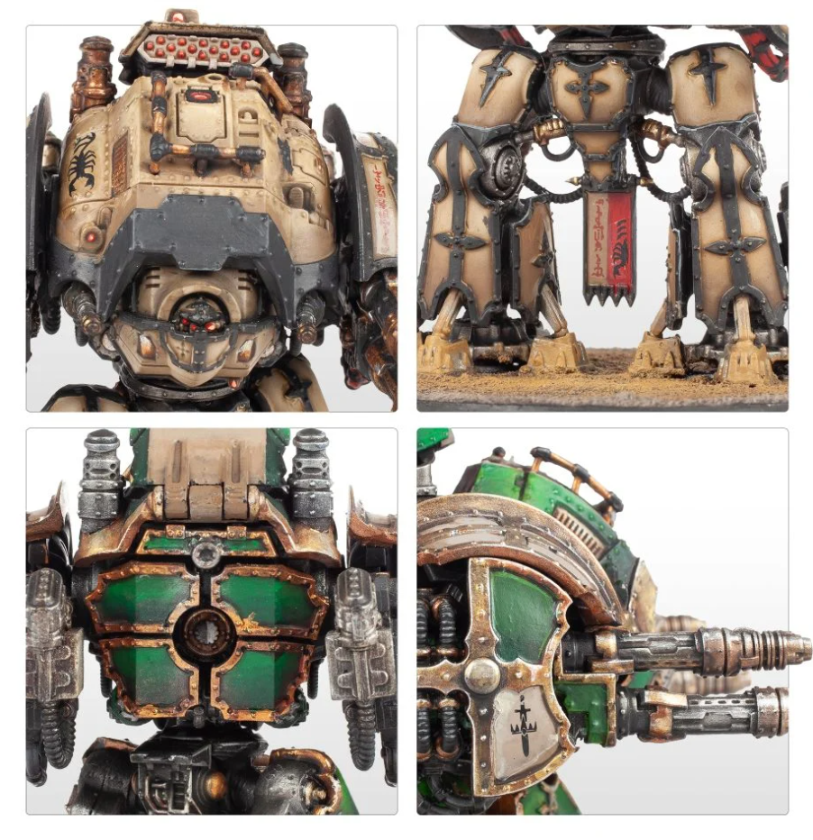 400-26GW Набор Адептус Титаникус: Рыцари Акастус-Порфирион (Adeptus Titanicus Acastus Knights Porphyrion)