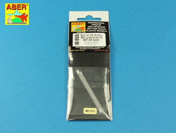 ABR-16-055  Дополнения для  Set of US Army  MS antennas to MP-48 base универсальный набор 1/16