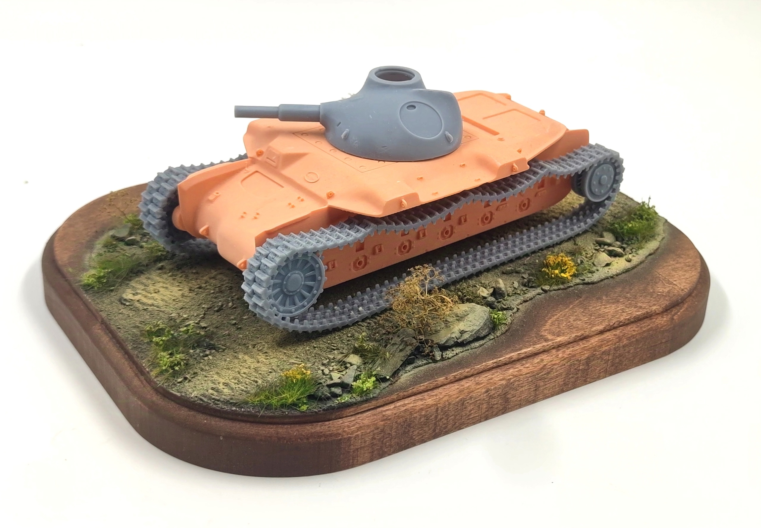 HE-35109 Подставка сухая дорога (Деревянная основа) Размер 25*20см