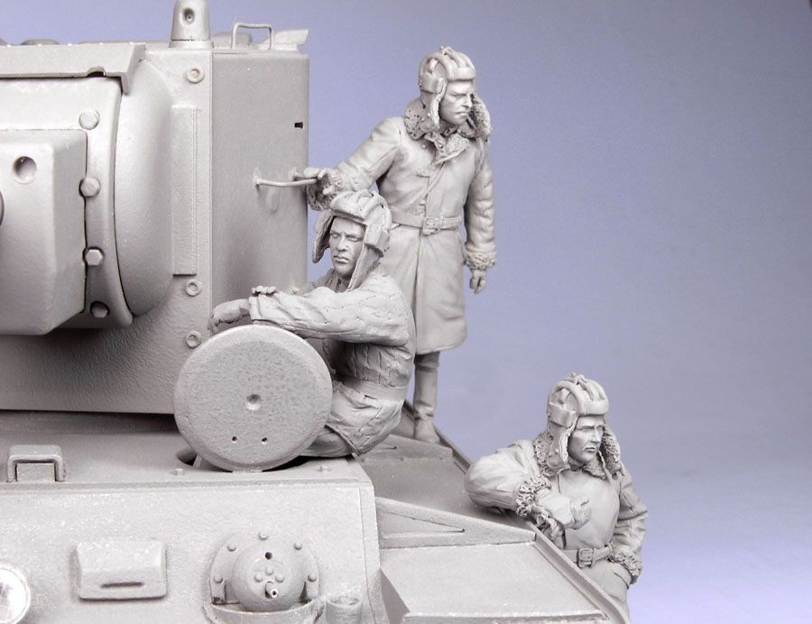 Т-35095 Советские танкисты КВ-2 (зима 1939-44 гг) (3) Tank