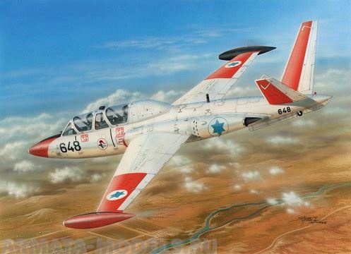 SH72375 Самолёт Fouga CM.170 Magister/IAI Tzukit IAF with rocket pods c вооруж. Special Hobby