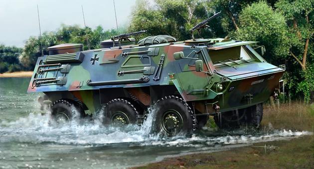 03114 Бронетранспортёр 1 Лиса, немецкий Revell