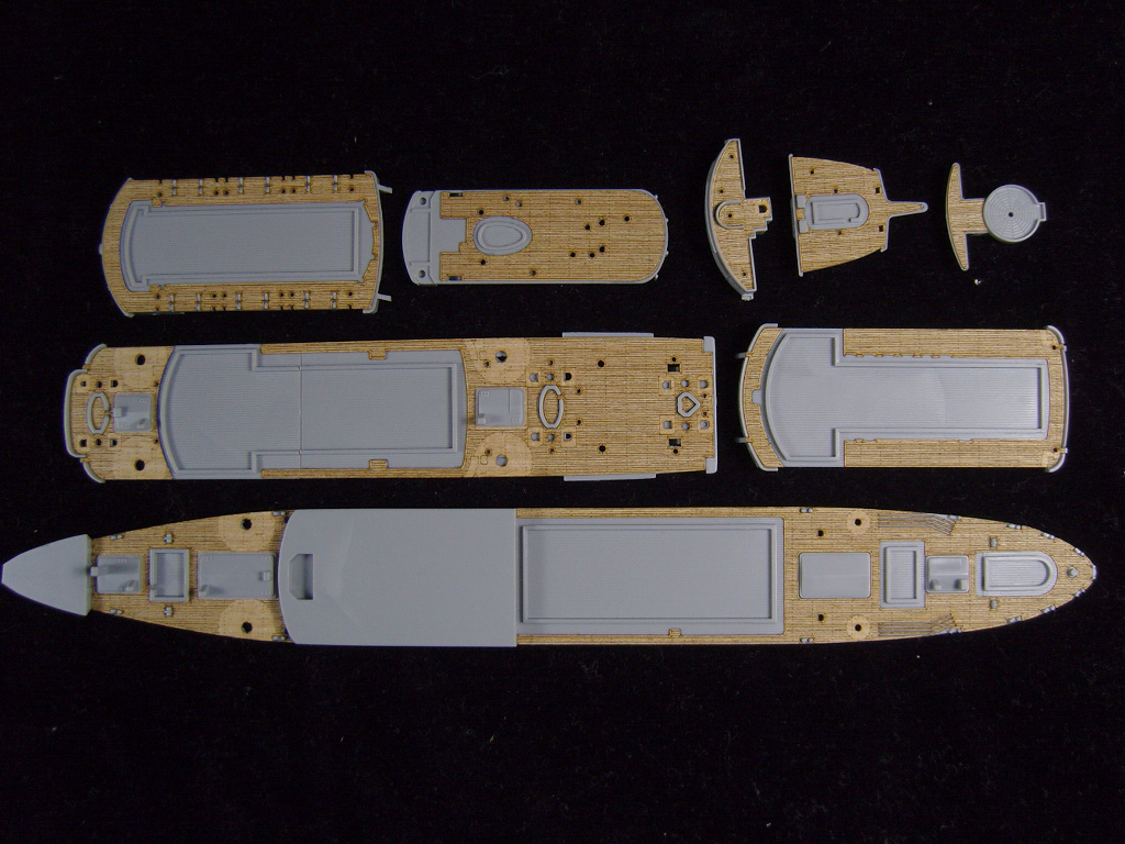 AW20084 Деревянная палуба для IJN Auxiliary Cruiser Houkoku Maru 1942
