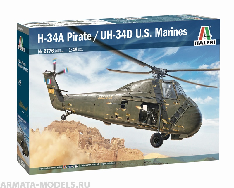 2776ИТ H-34A Pirate / UH-34D Marines Italeri