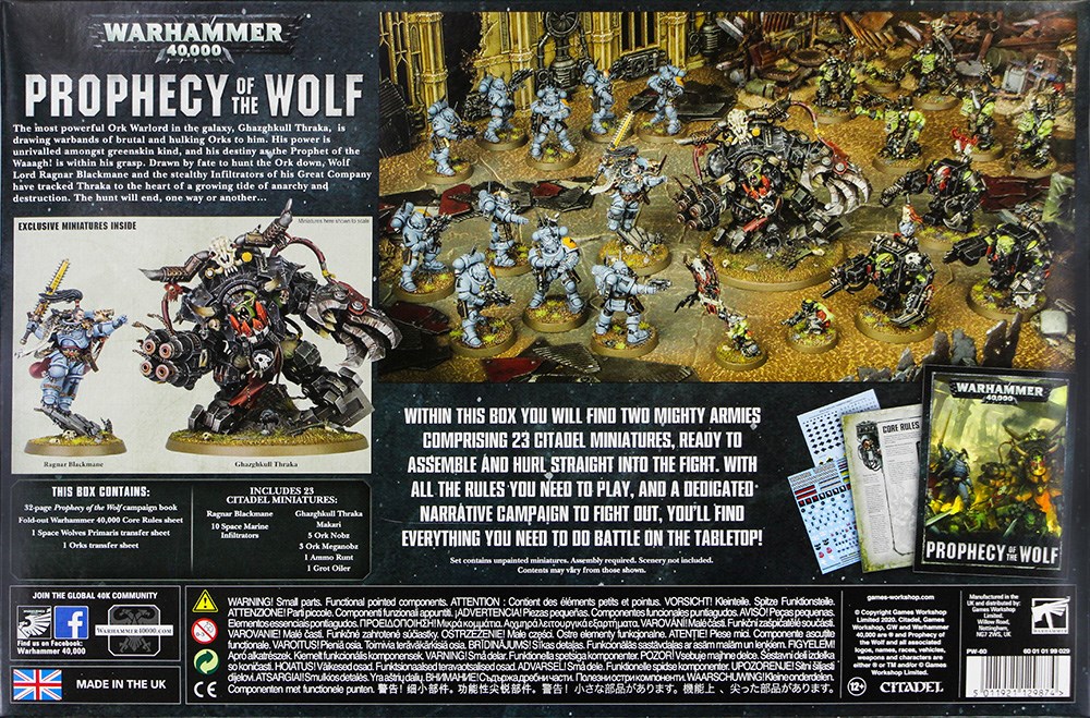 PW-60GW Набор Вархаммер 40000: Пророчество о Волке (англ.) (Warhammer 40000: Prophecy of The Wolf (Eng))