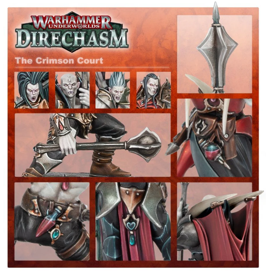 110-94GW Набор Вархаммер Андерворлдс: Багровая Палата (рус.) (Warhammer Underworlds: The Crimson Court (Rus))