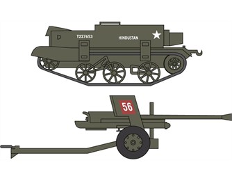 A01309V Бронетранспортер и 6 фунтовая противотанковая пушка Bren Gun Carrier & 6 pdr AT Gun Airfix