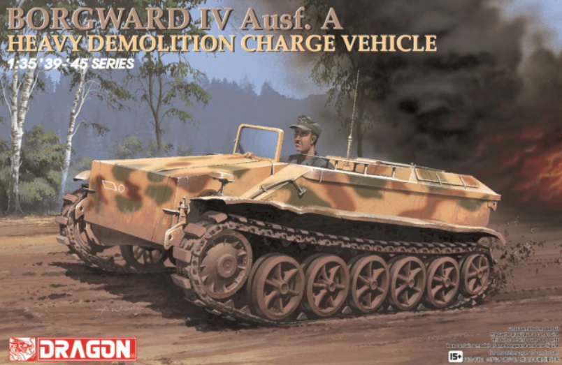 6101Д Сборная модель BORGWARD IV Ausf. A HEAVY DEMOLITION CHARGE VEHICLE Dragon