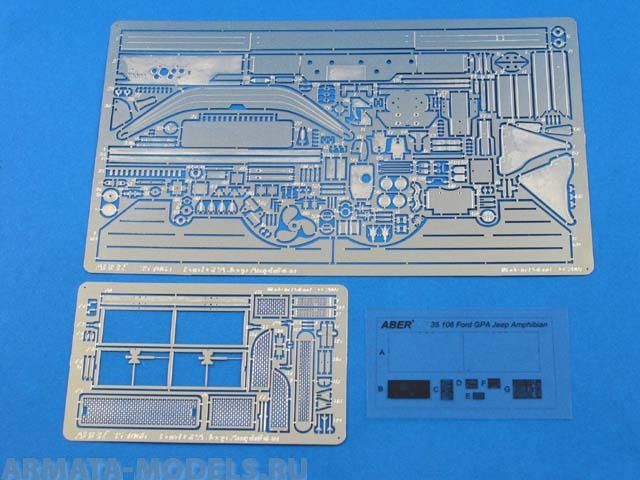 ABR-35 106  Дополнения для  Ford GPA Amphibian “Jeep” для Tamiya 1/35