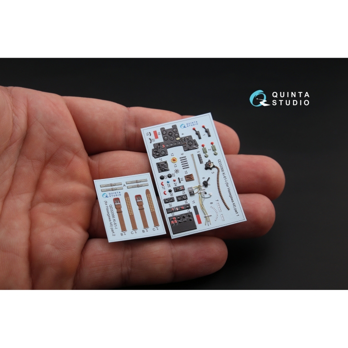 QD32066 3D Декаль интерьера кабины Ki-61-I (для модели Hasegawa)