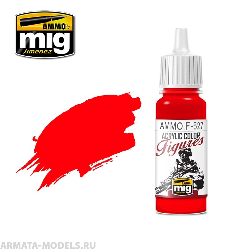 AMMOF527 Ammo Mig Краска акриловая PURE RED