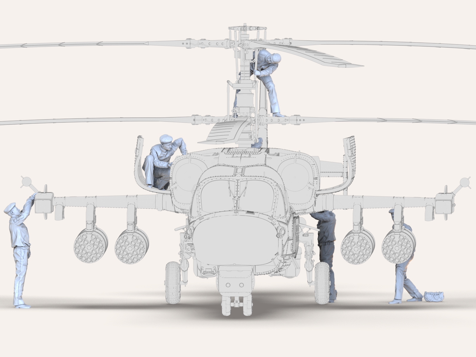 AM48226 Техник «Осмотр двигателя» 1 фигура (Не для свободной продажи)