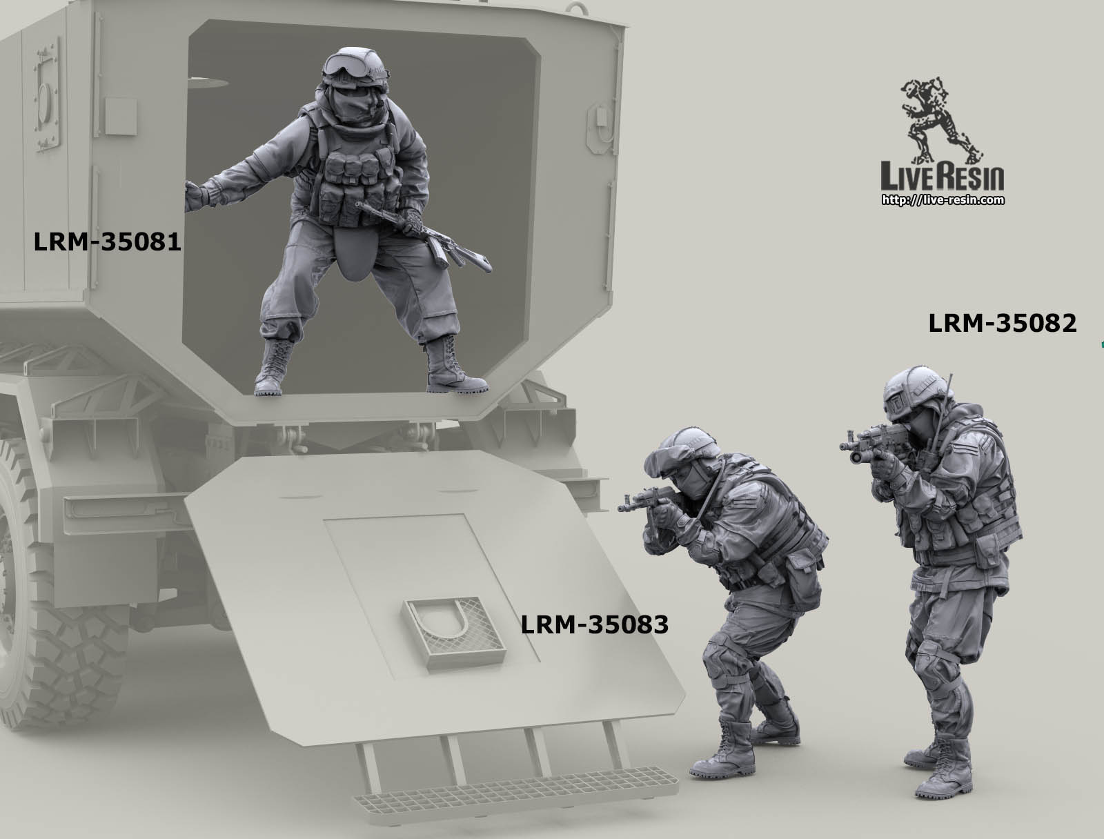 LRM35081 Современный солдат Российской Армии - Стрелок - 26 Live Resin