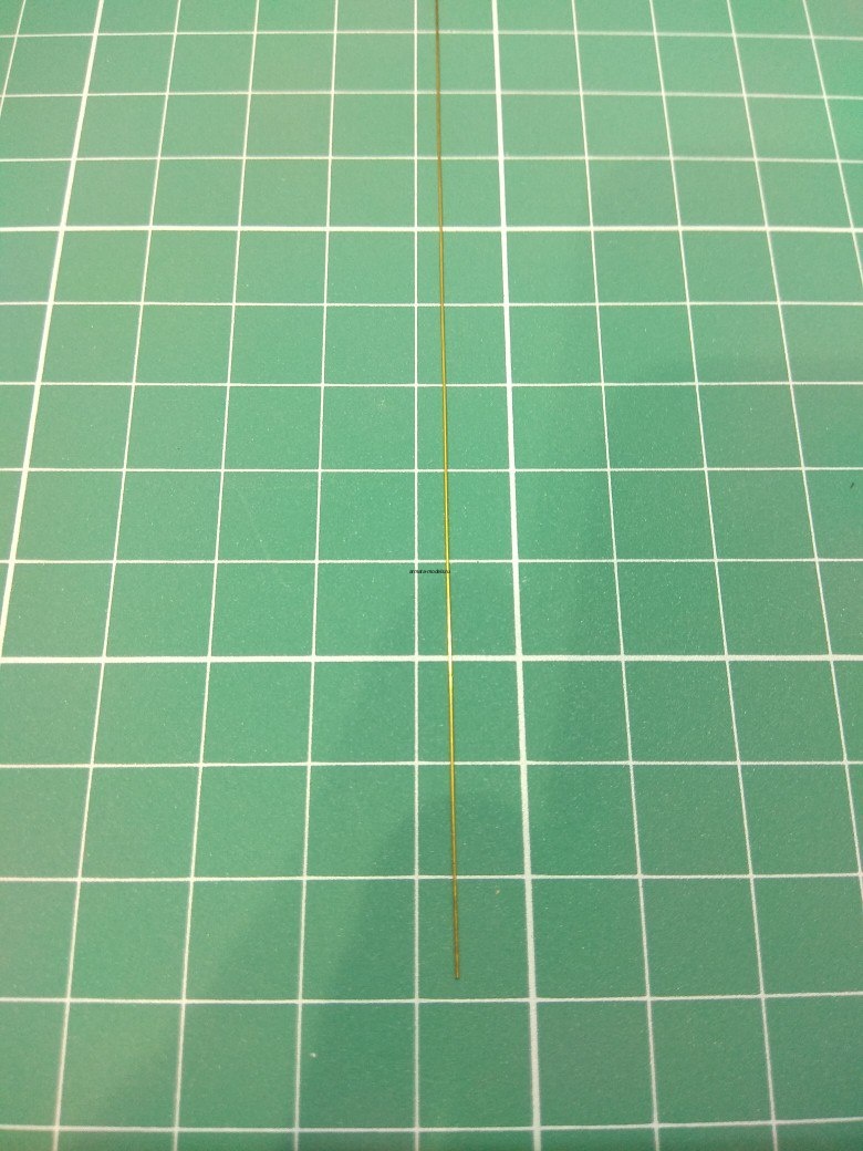 AMT026 Латунная трубка малого диаметра 0,5мм, длина 195мм