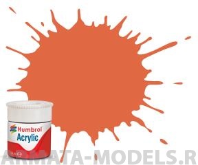 AB2420 Краска акриловая железнодорожные цветаОранжевый кант RC420 Acrylic Rail Paint