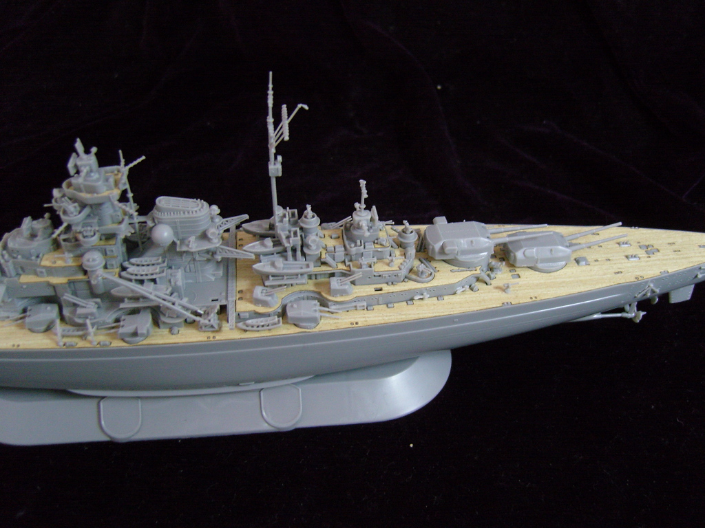 AW20001 Деревянная палуба для DKM Bismarck