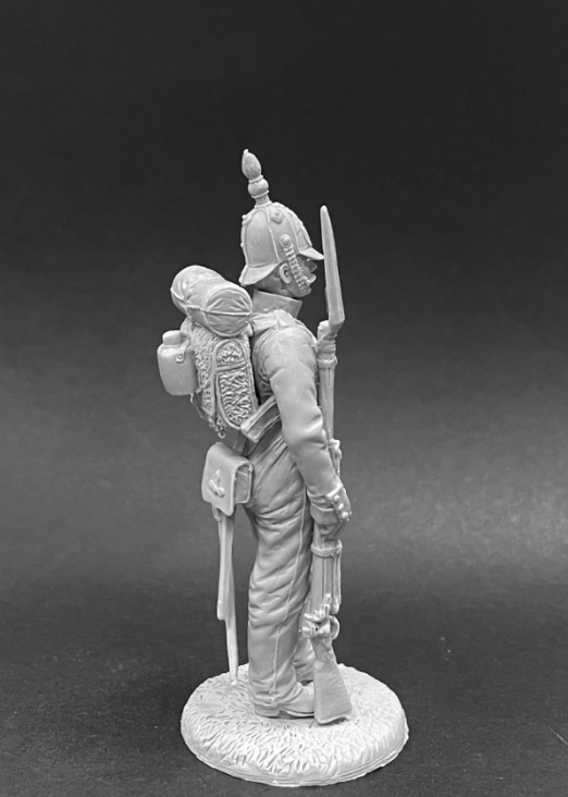 CHM-54260 Рядовой гренадерских полков и рот (2 варианта голов, 2 варианта рук), Россия 1846-56 гг. смола Chronos Miniatures