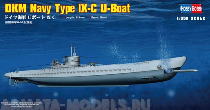 83508 Подводная лодка German Navy Type IX-C U-Boat Hobby Boss