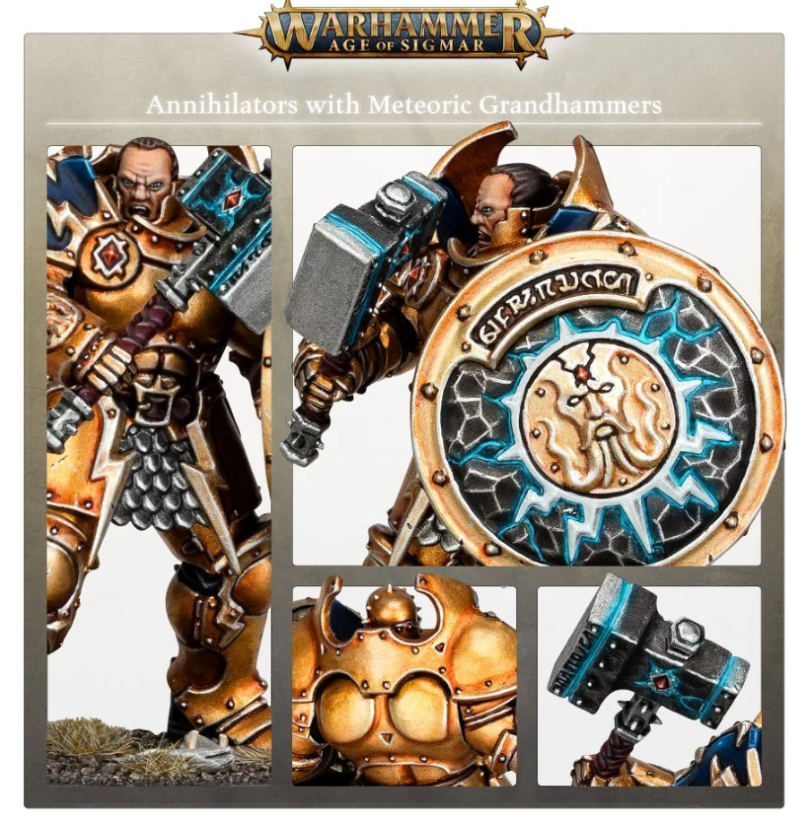 96-55GW Набор Грозорожденные Вечные. Уничтожители (AoS: Stormcast Eternals Annihilators)