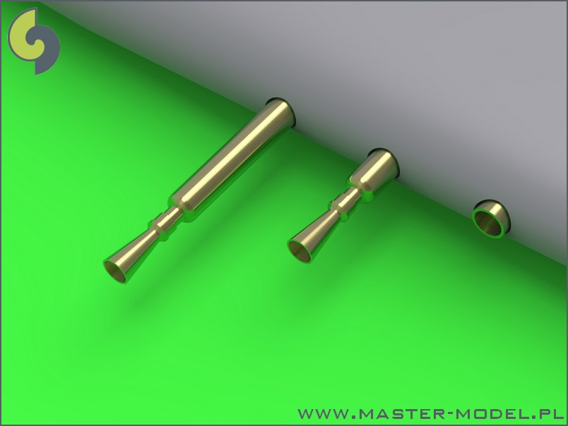 AM-32-080 F6F Hellcat - вооружение ночных истребителей (Браунинг 50 калибра и 20-мм наконечники пушки с защитой от пламени)