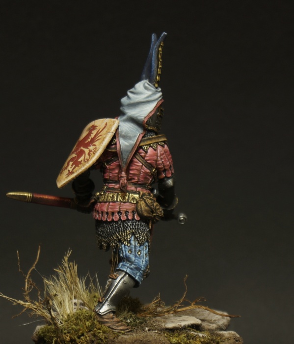 75-011TIN European Knight the end of the XIV century TinBerlin