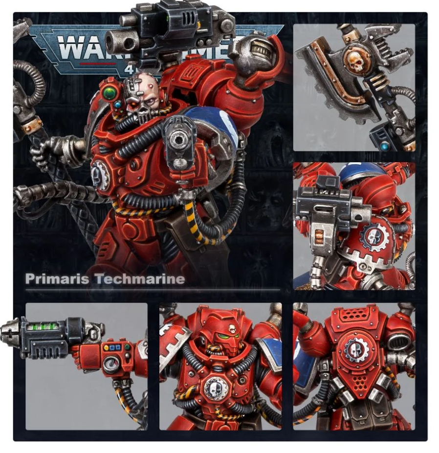 48-39GW Набор Космодесант: Примарис-Технодесантник (Space Marines Primaris Techmarine)