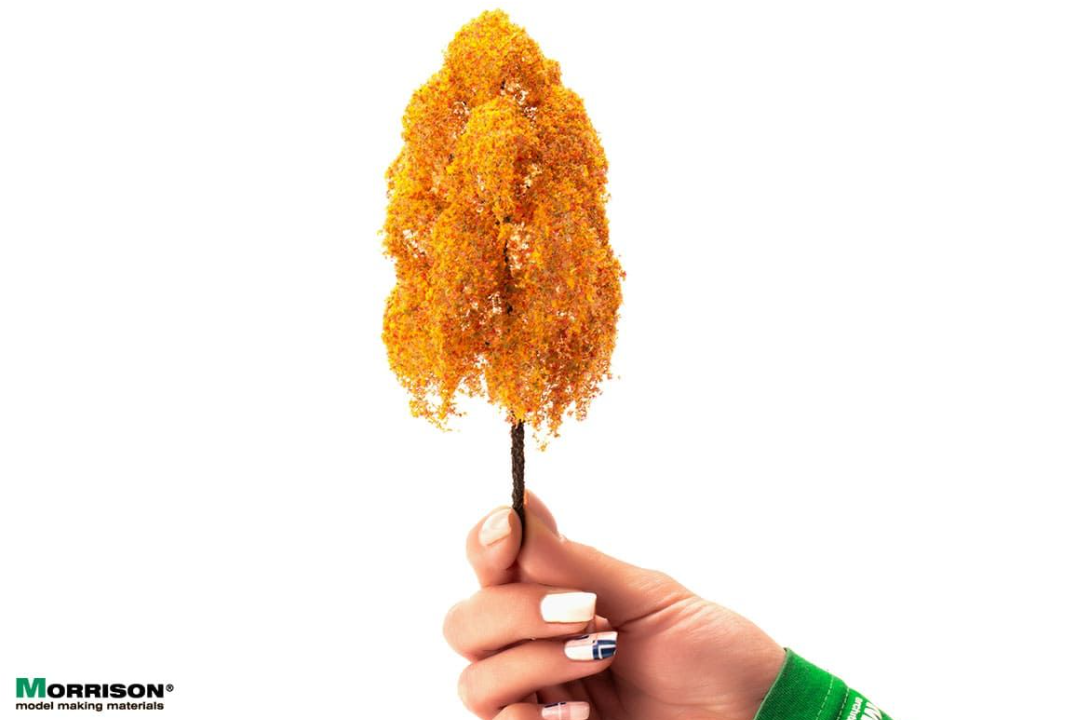 011duo015 Осеннее дерево для диорамы 15 см. серия «Profi»