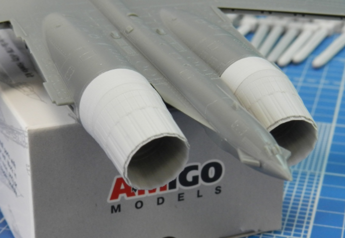 АМG72025-1 Су-35С сопло двигателя АЛ-41Ф1C  для модели Great Wall Hobby  (Advanced Modeling) 1/72