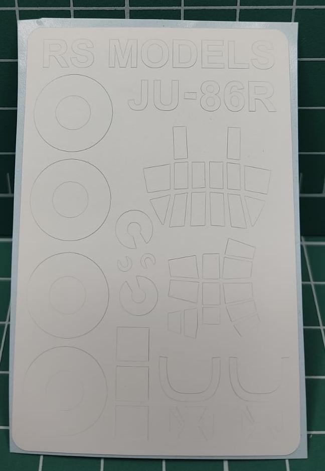 72914KV Окрасочная маска Ju-86P/R (RS MODELS #92077, #92078) + маски на диски и колеса