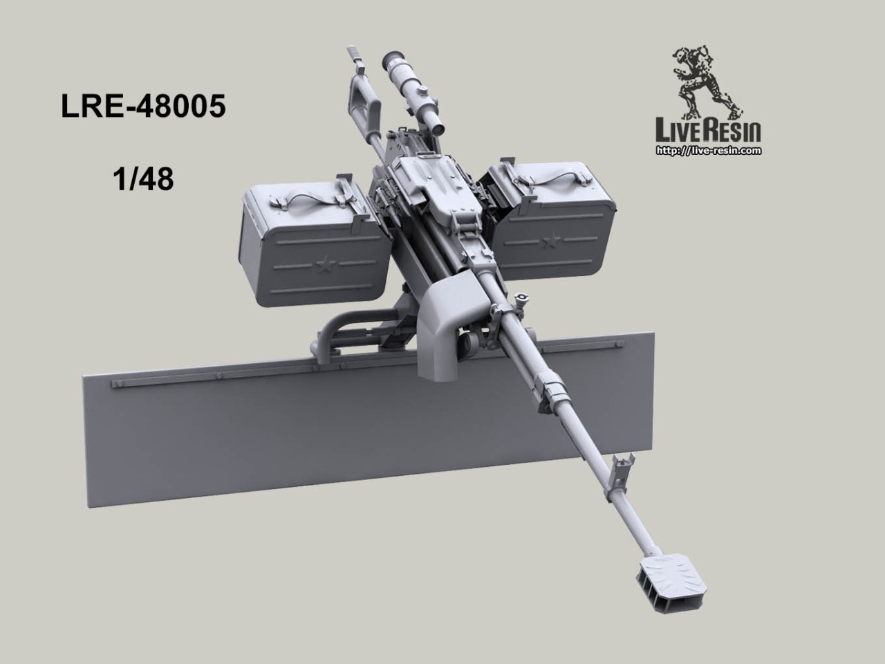 LRE48005 Бронированная установка пулемета 12,7 мм  6П49В «КОРД-В» в дверной проем вертолета Ми-24
