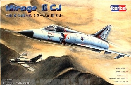80316 Самолет MIRAGE III CJ mig killer (ВВС Израиля) Hobby Boss