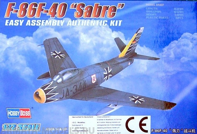 80259 Самолет F-86F-40Sabre Hobby Boss