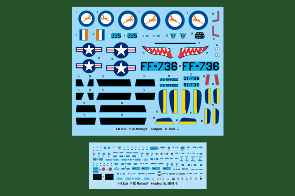85806HB Американский истребитель P-51D Mustang IV Fighter Hobby Boss