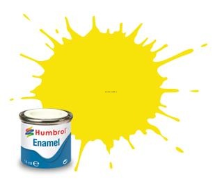 AA1095 Краска эмалевая No 99 Лимонный - Матовый - Tinlet No 1 (14ml)