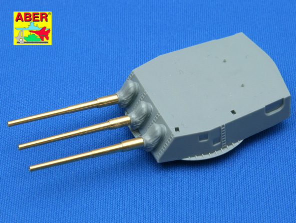 ABR-1:350-L-04  Дополнения для  Set of 9pcs 406 mm barrels for US ships : Iowa, New Jersey, Missouri, Wisconsin для  1/350